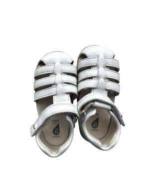 Bobux White Leather Fishermen Sandal Size‎ EU 22 US 6-6.5